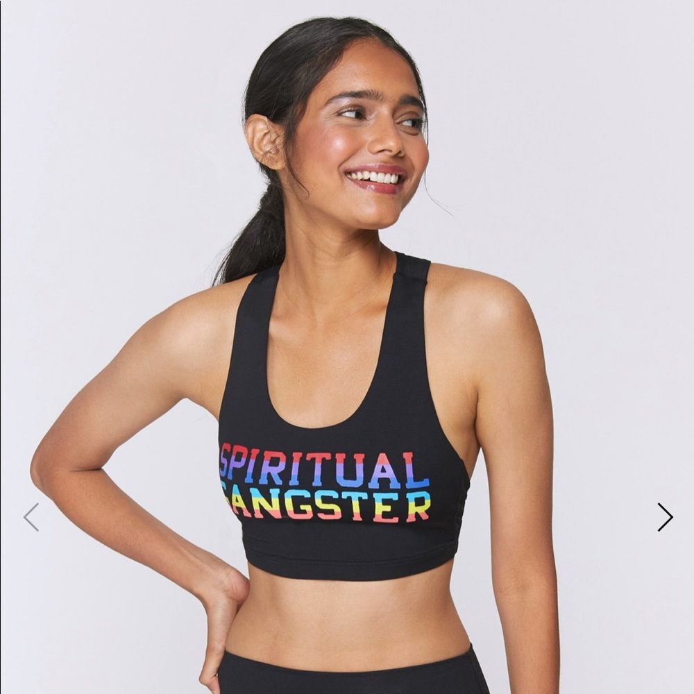 Spiritual Gangster Yoga Bra Sz Small